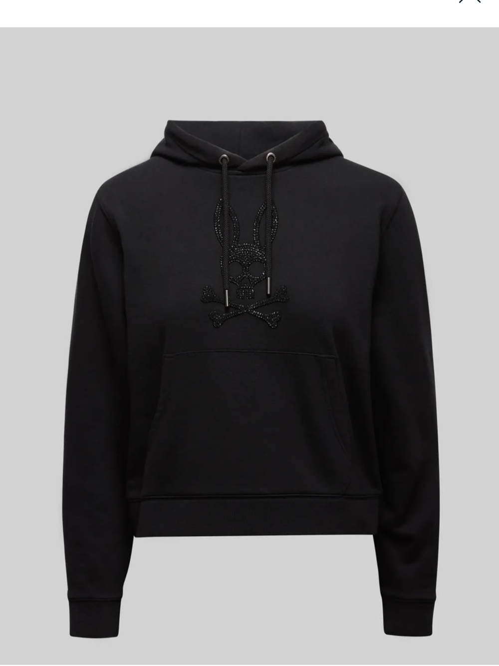 Psycho Bunny Womens Roux Sequin French Terry Hoodie #psychobunny